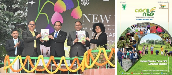 ICAR Officials Release Agri Rise Agricultural Education Digest